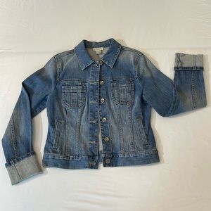 HAROLD’S JEAN JACKET, WOMENS SIZE 8, NICE PREOWNED CONDITION
